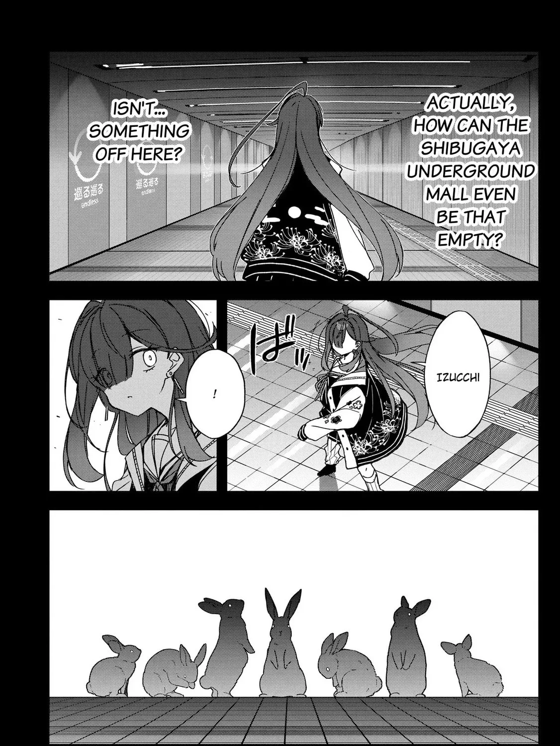 Also Sprach for Rabbit: Eliminate the Murderous Rabbits Hiding in the Underground Mall Chapter 8 page 15 - 