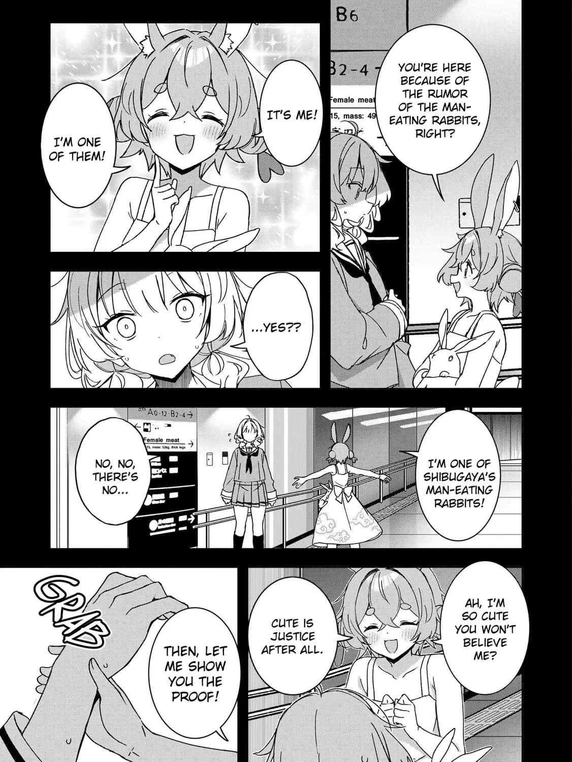 Also Sprach for Rabbit: Eliminate the Murderous Rabbits Hiding in the Underground Mall Chapter 8 page 21 - 