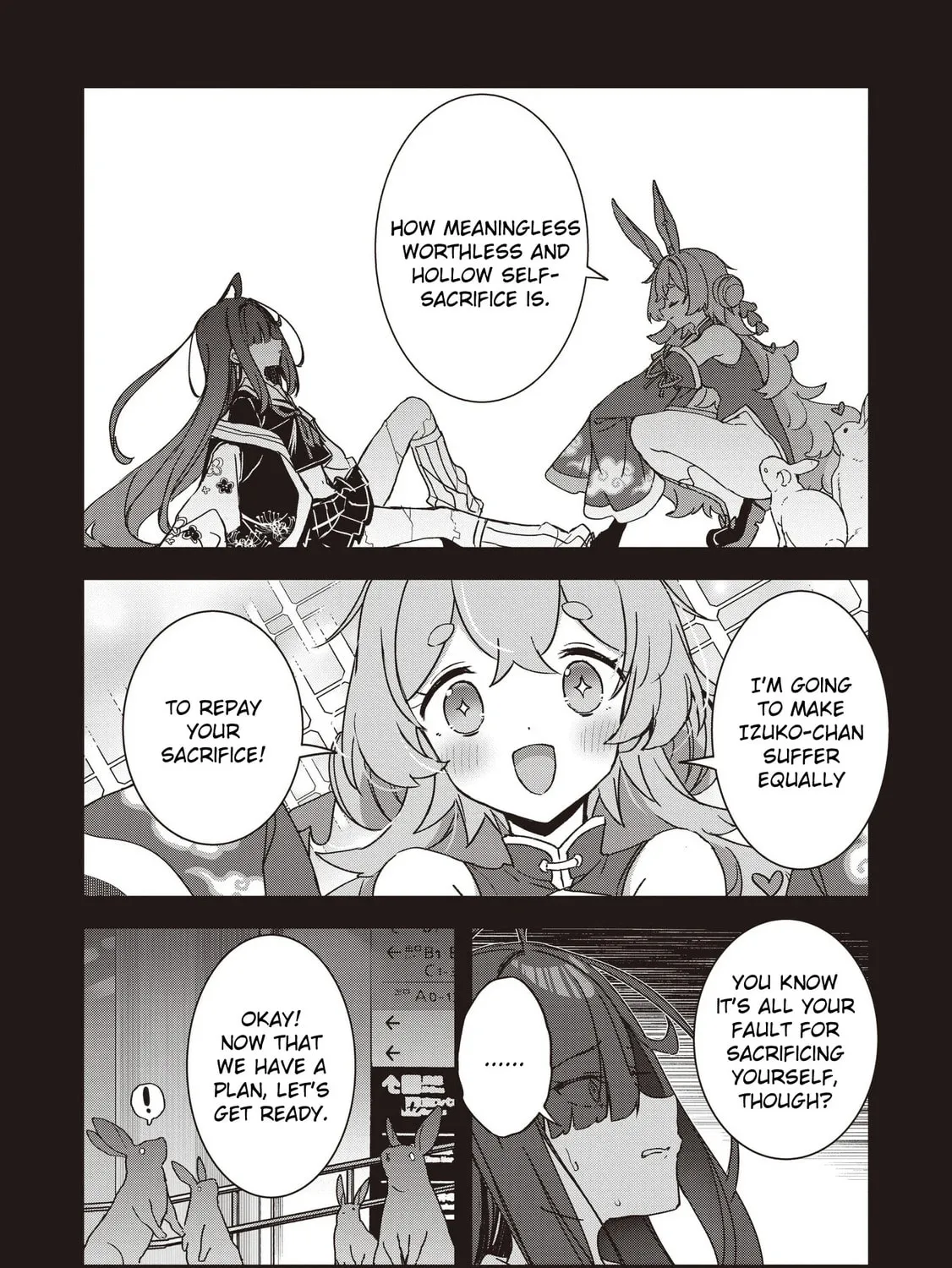Also Sprach for Rabbit: Eliminate the Murderous Rabbits Hiding in the Underground Mall Chapter 9 page 31 - 
