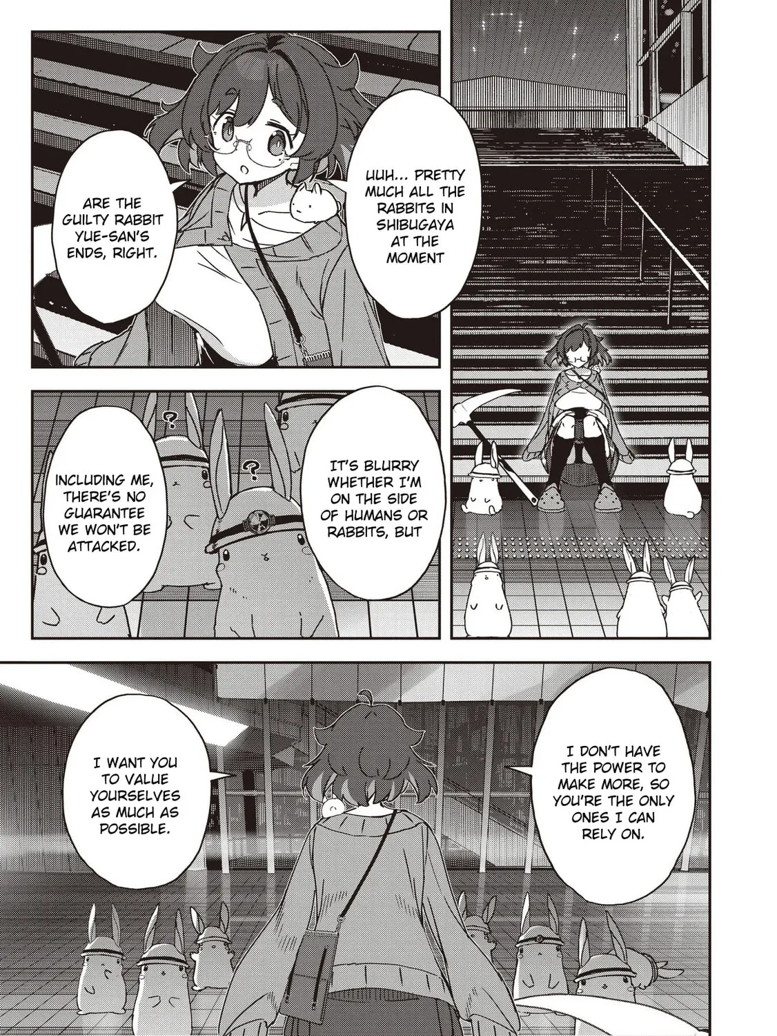 Also Sprach for Rabbit: Eliminate the Murderous Rabbits Hiding in the Underground Mall Chapter 9 page 37 - 