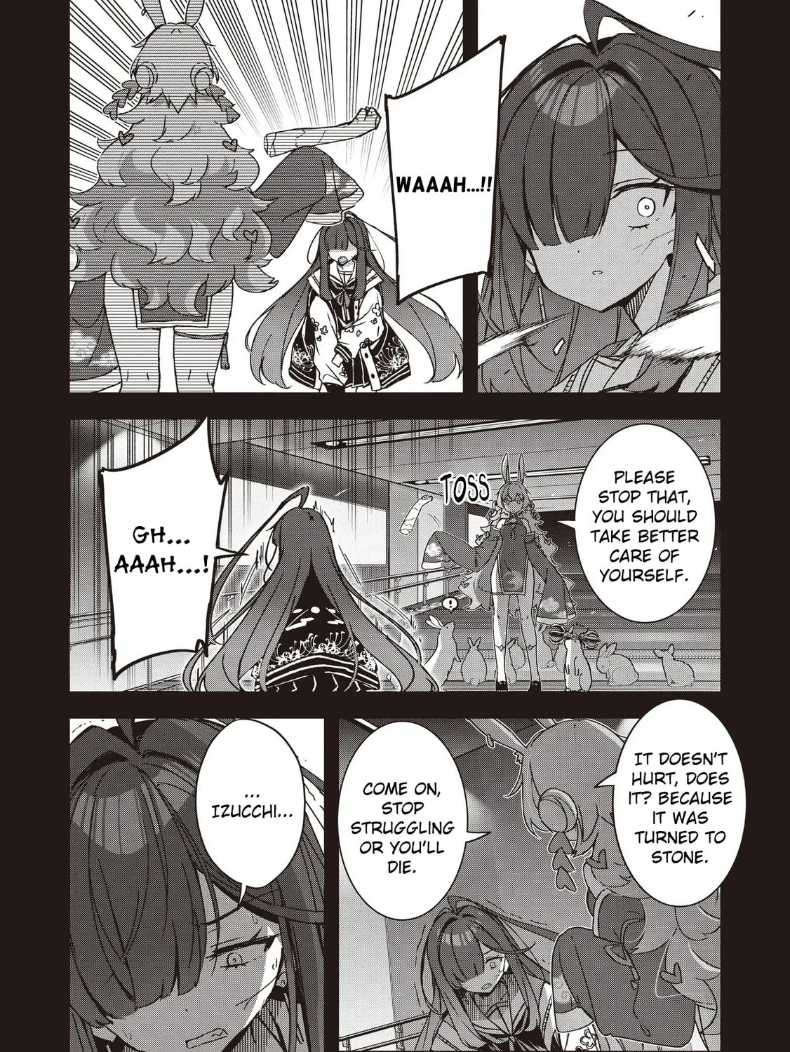 Also Sprach for Rabbit: Eliminate the Murderous Rabbits Hiding in the Underground Mall Chapter 9 page 7 - 