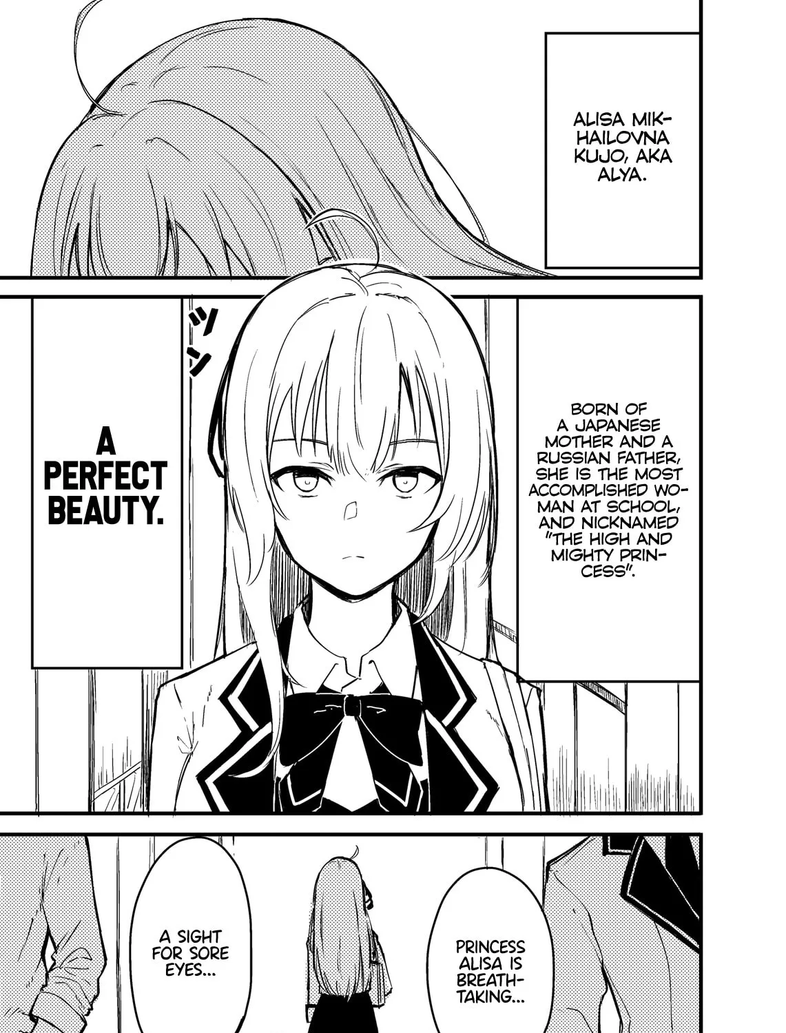 Alya, Who Sits Next to Me, Sometimes Whispers Sweet Nothings in Russian Chapter 0 page 2 - 
