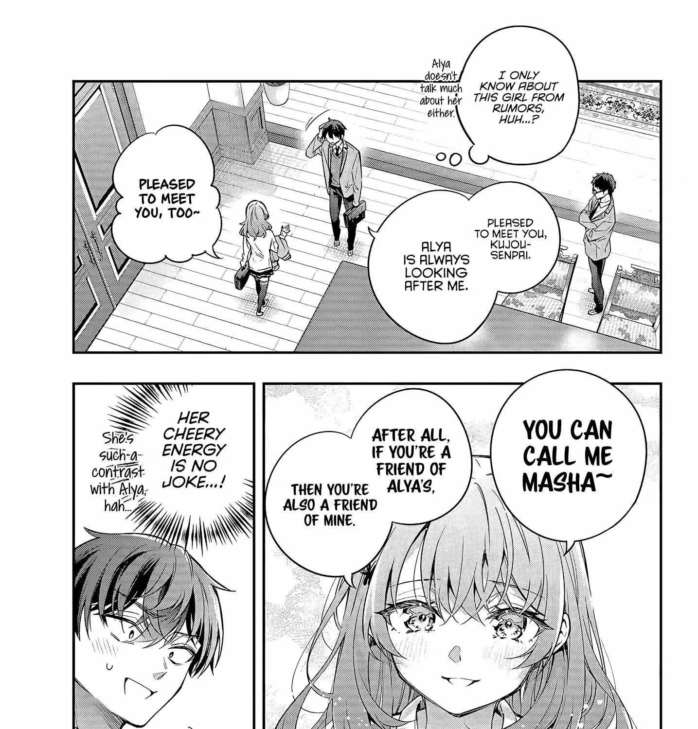 Alya, Who Sits Next to Me, Sometimes Whispers Sweet Nothings in Russian Chapter 26 page 14 - 