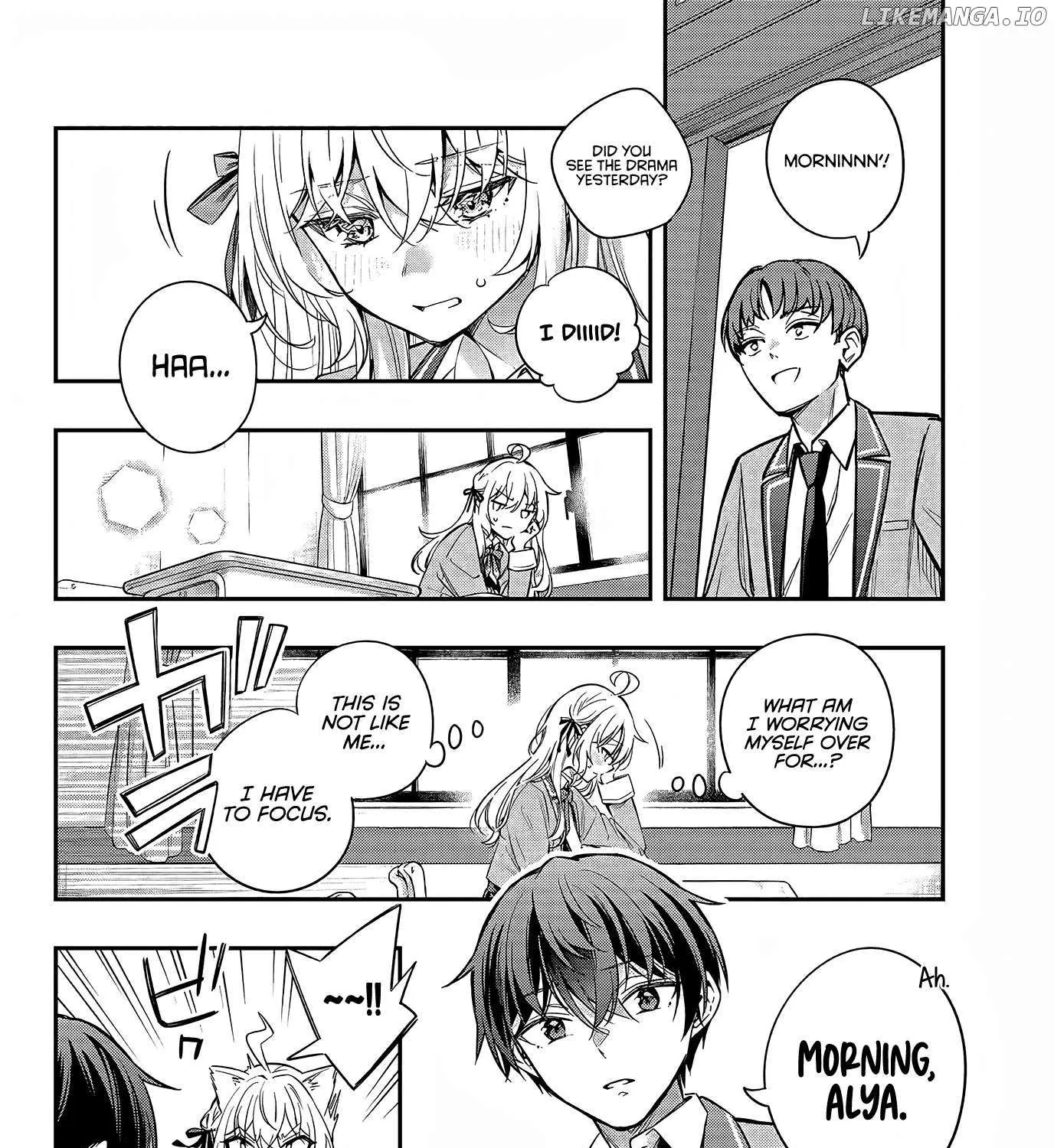 Alya, Who Sits Next to Me, Sometimes Whispers Sweet Nothings in Russian Chapter 34 page 4 - 
