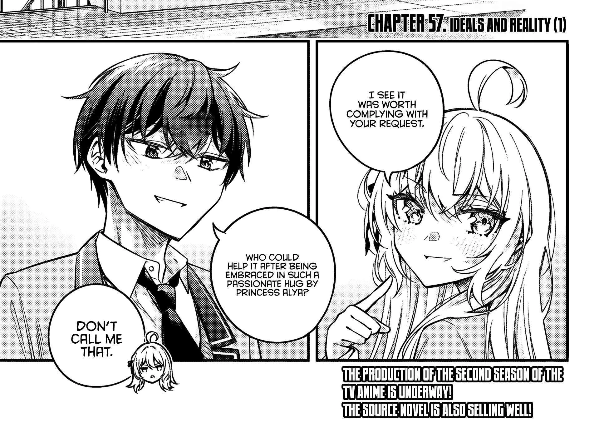 Alya, Who Sits Next to Me, Sometimes Whispers Sweet Nothings in Russian Chapter 57 page 3 - 