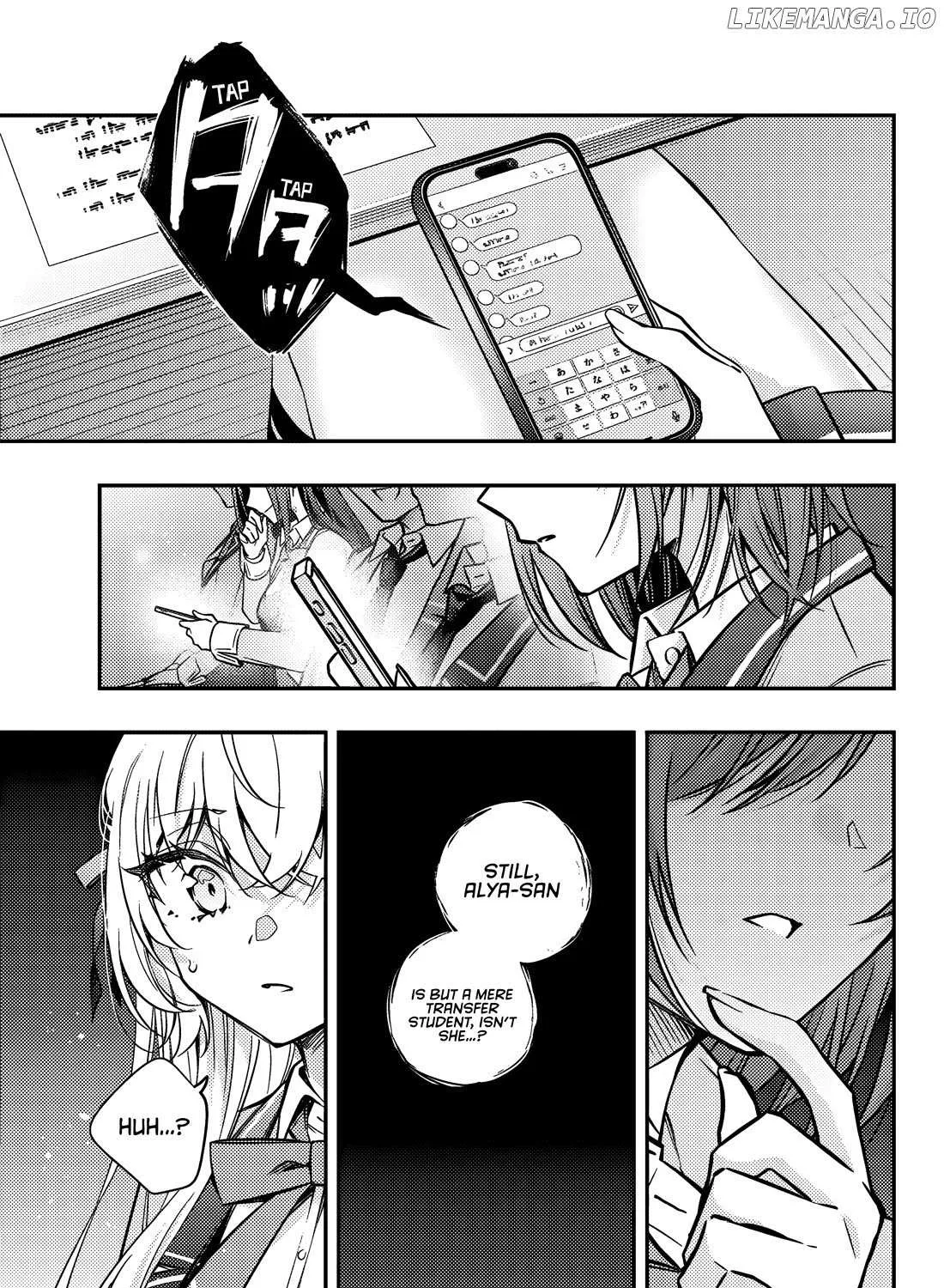 Alya, Who Sits Next to Me, Sometimes Whispers Sweet Nothings in Russian Chapter 61 page 18 - 