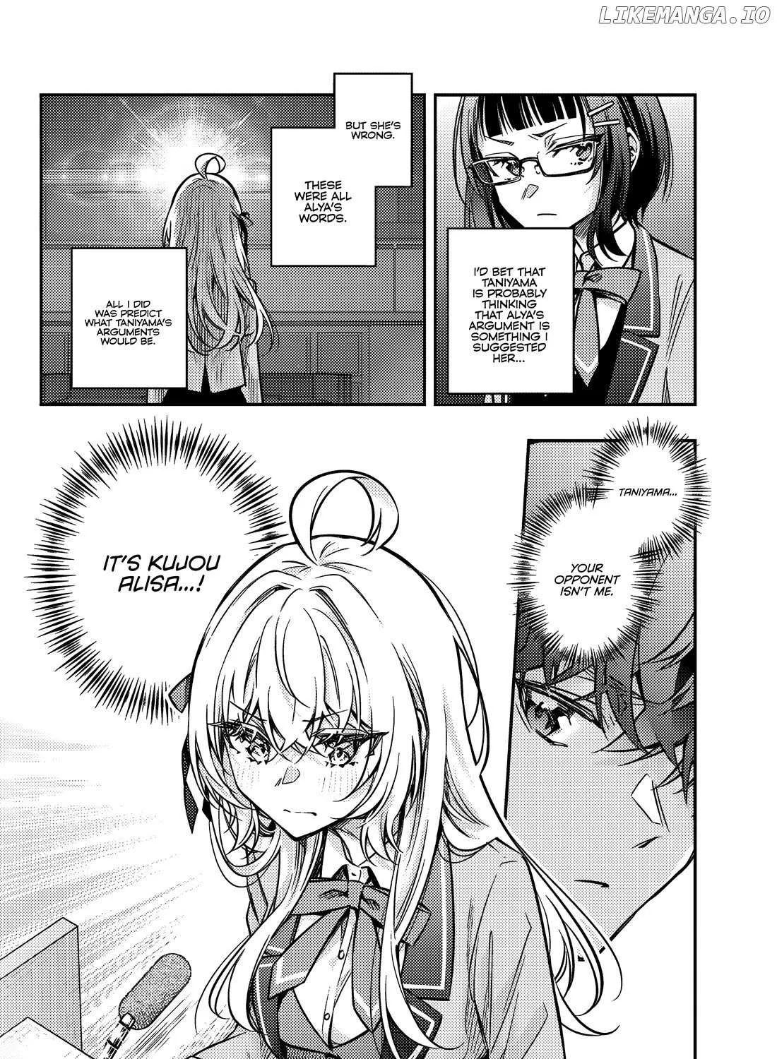 Alya, Who Sits Next to Me, Sometimes Whispers Sweet Nothings in Russian Chapter 61 page 8 - 