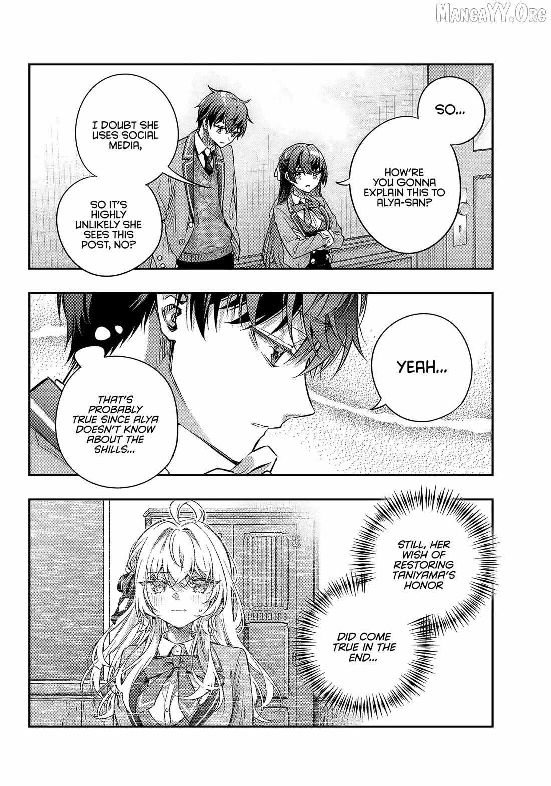 Alya, Who Sits Next to Me, Sometimes Whispers Sweet Nothings in Russian Chapter 76 page 12 - 