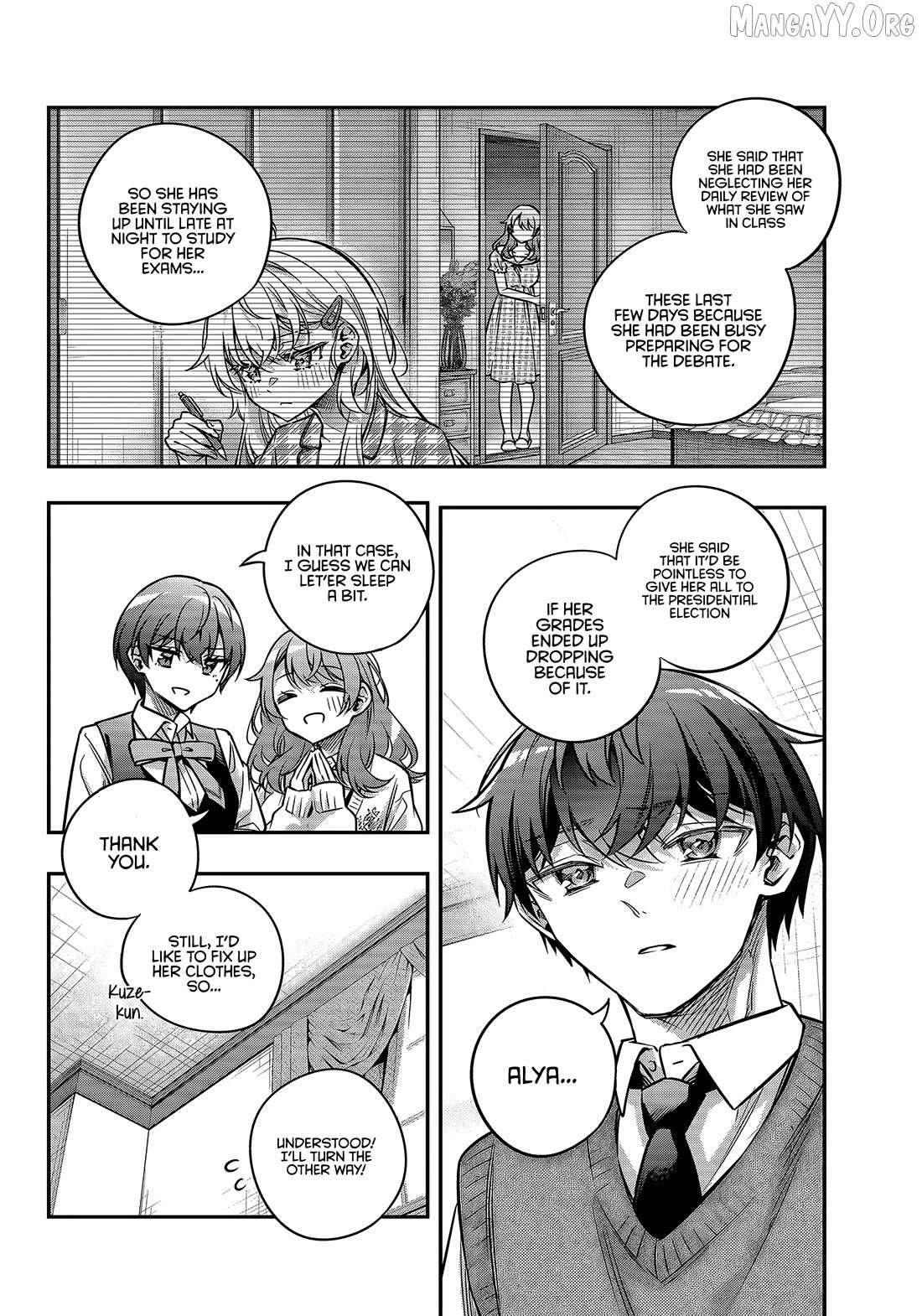 Alya, Who Sits Next to Me, Sometimes Whispers Sweet Nothings in Russian Chapter 79 page 8 - 