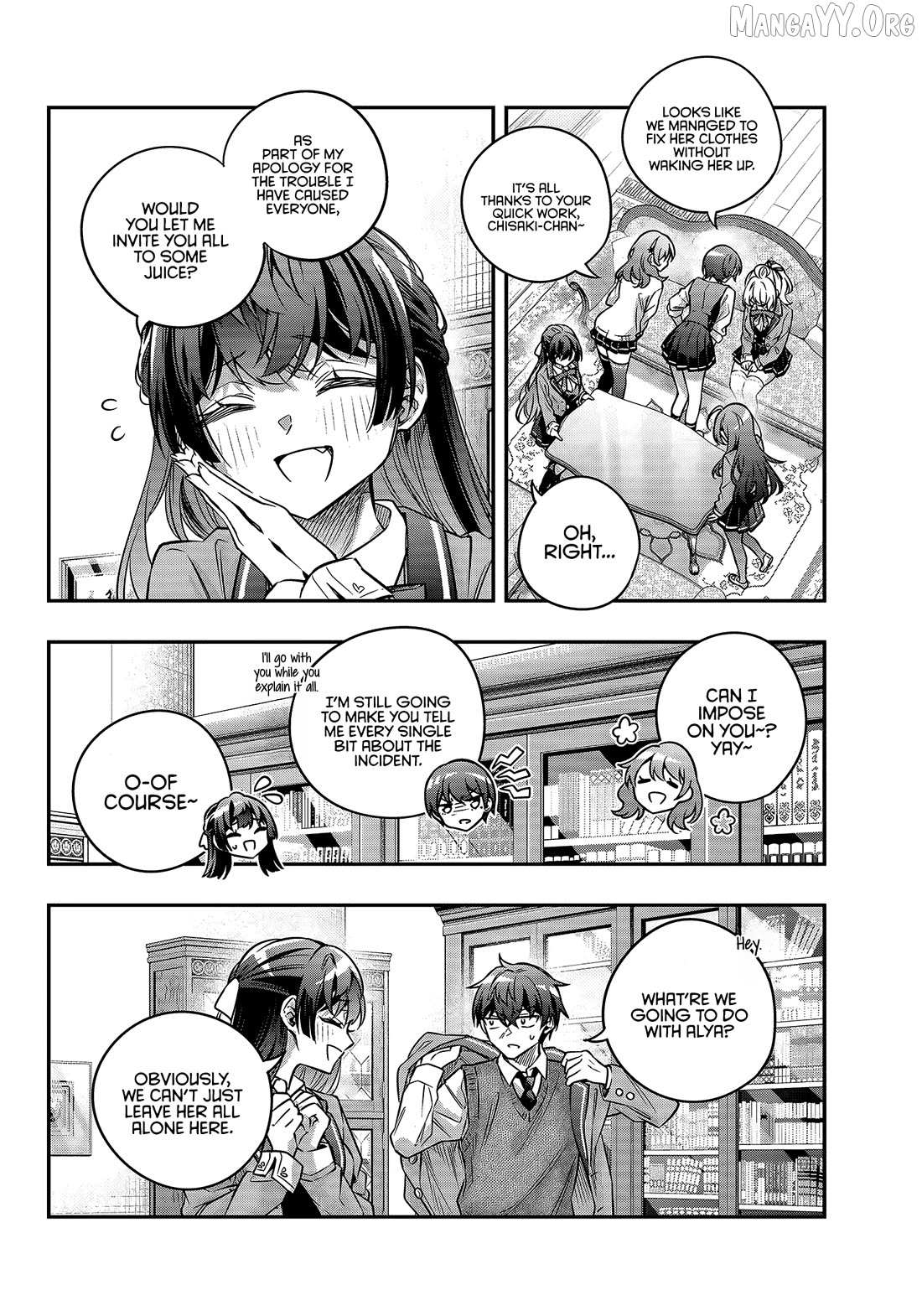 Alya, Who Sits Next to Me, Sometimes Whispers Sweet Nothings in Russian Chapter 79 page 10 - 