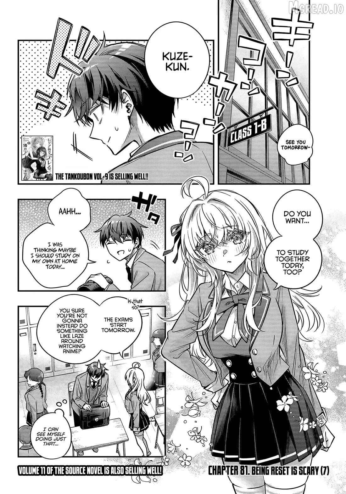 Alya, Who Sits Next to Me, Sometimes Whispers Sweet Nothings in Russian Chapter 81 page 2 - 
