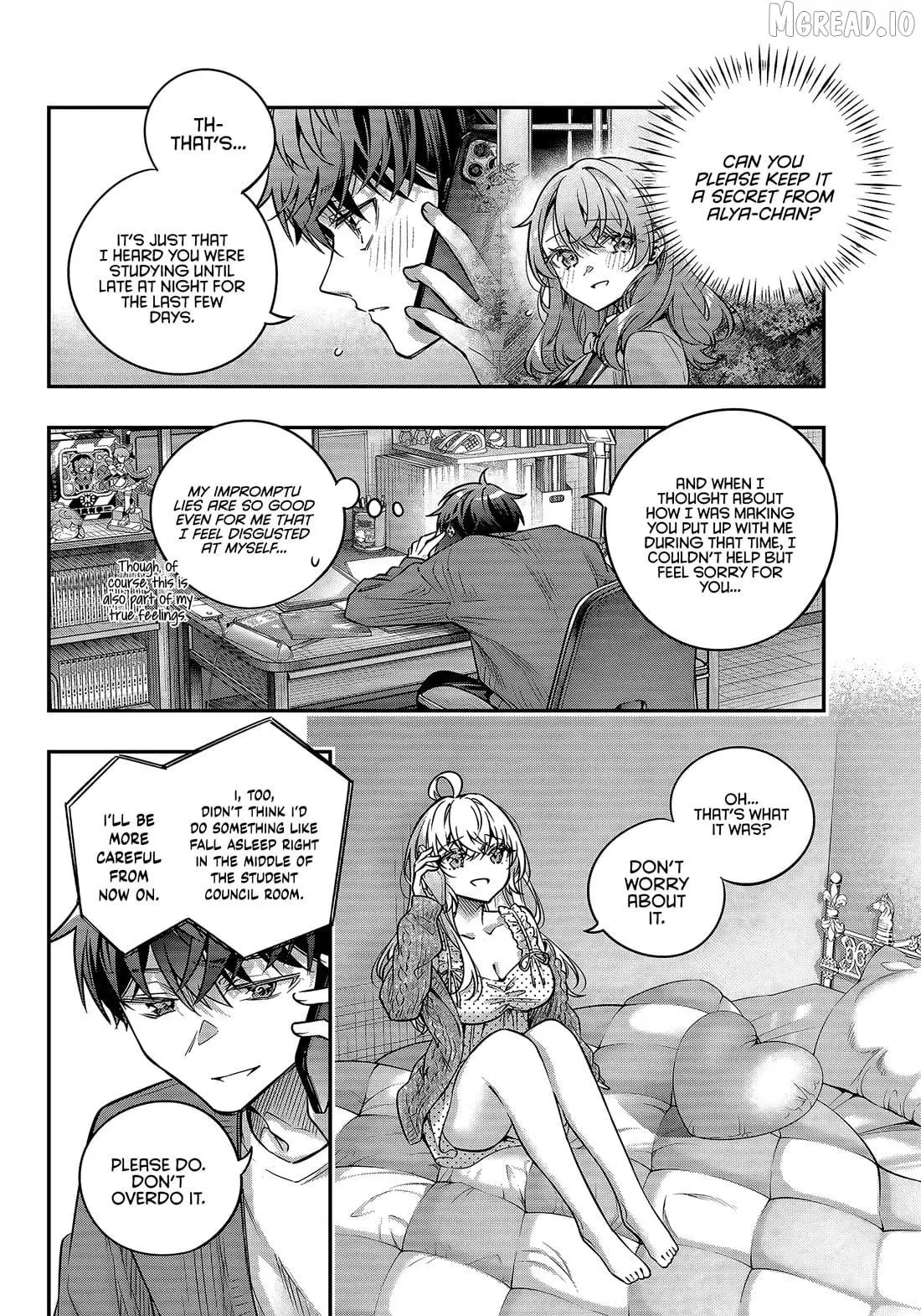 Alya, Who Sits Next to Me, Sometimes Whispers Sweet Nothings in Russian Chapter 82 page 8 - 