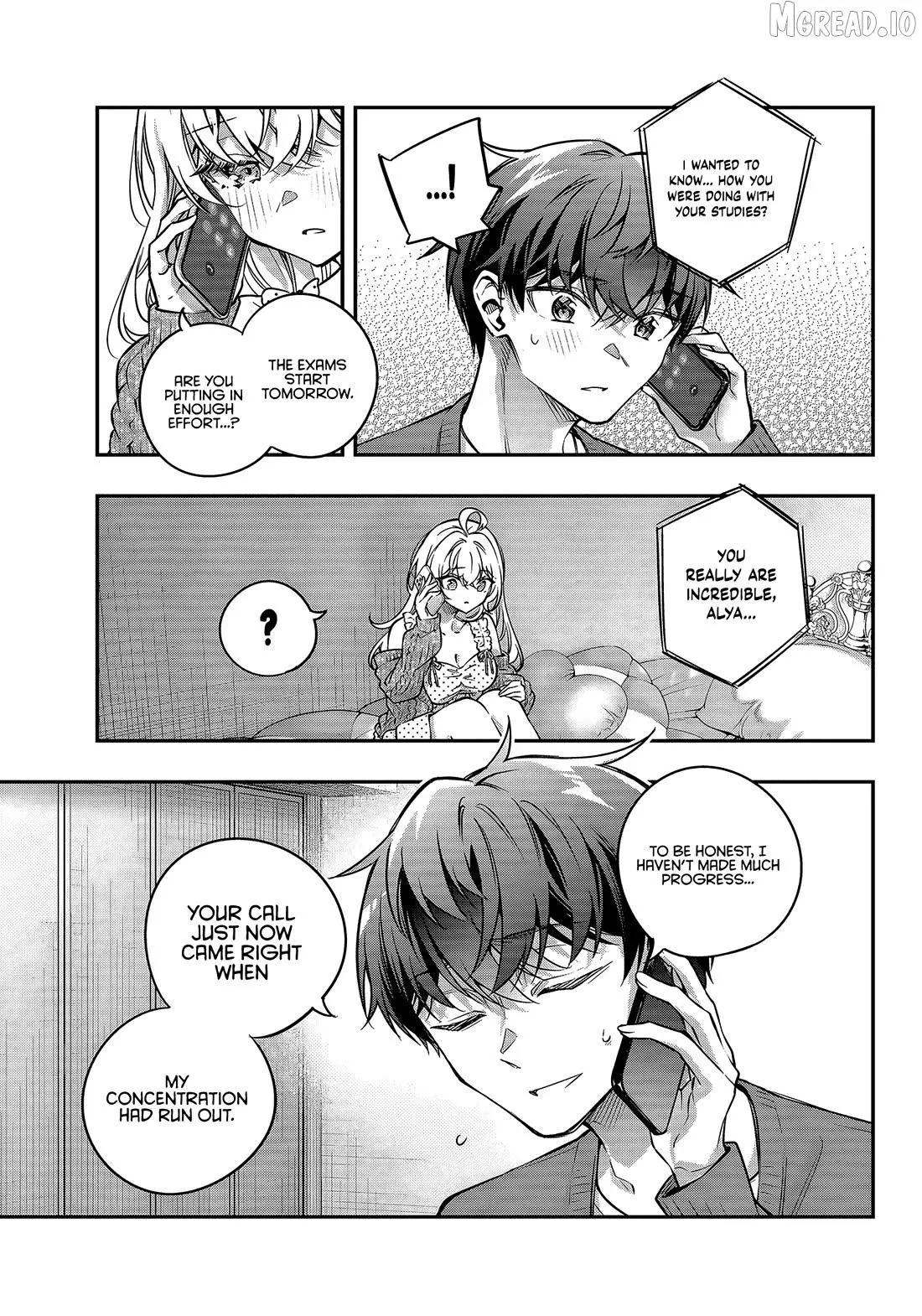 Alya, Who Sits Next to Me, Sometimes Whispers Sweet Nothings in Russian Chapter 83 page 3 - 