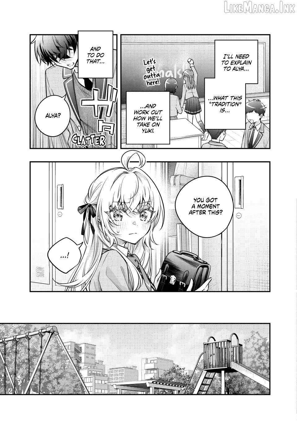 Alya, Who Sits Next to Me, Sometimes Whispers Sweet Nothings in Russian Chapter 84 page 9 - 