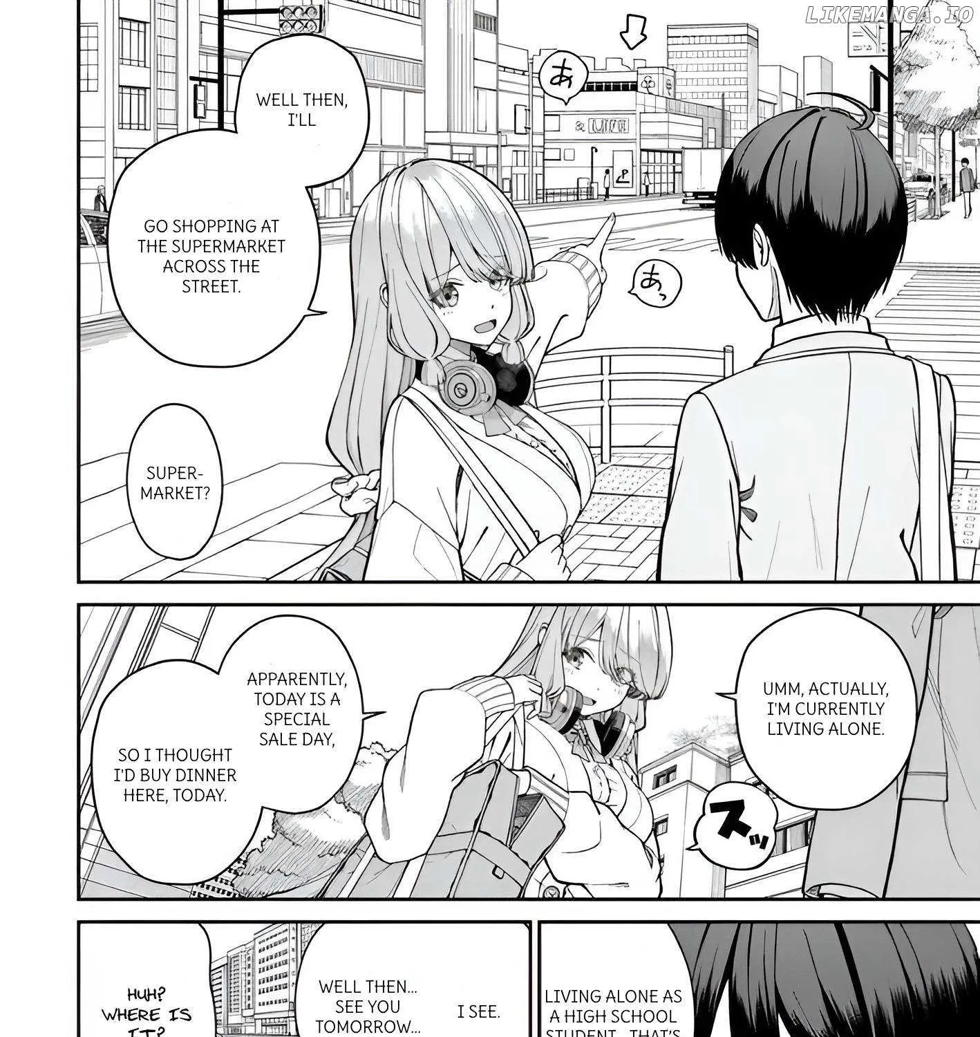 Amari-chan, the Girl I Found Next to the Number One Girl Everyone Wants as a Girlfriend Chapter 3.2 page 8 - 
