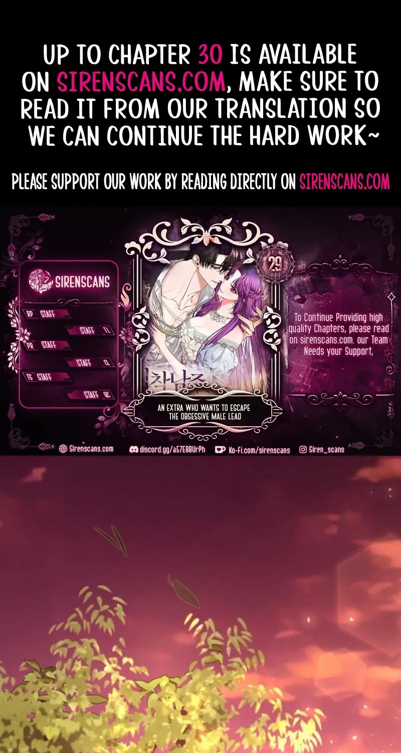 An Extra Who Wants to Escape the Obsessive Male Lead Chapter 29 page 1 - 