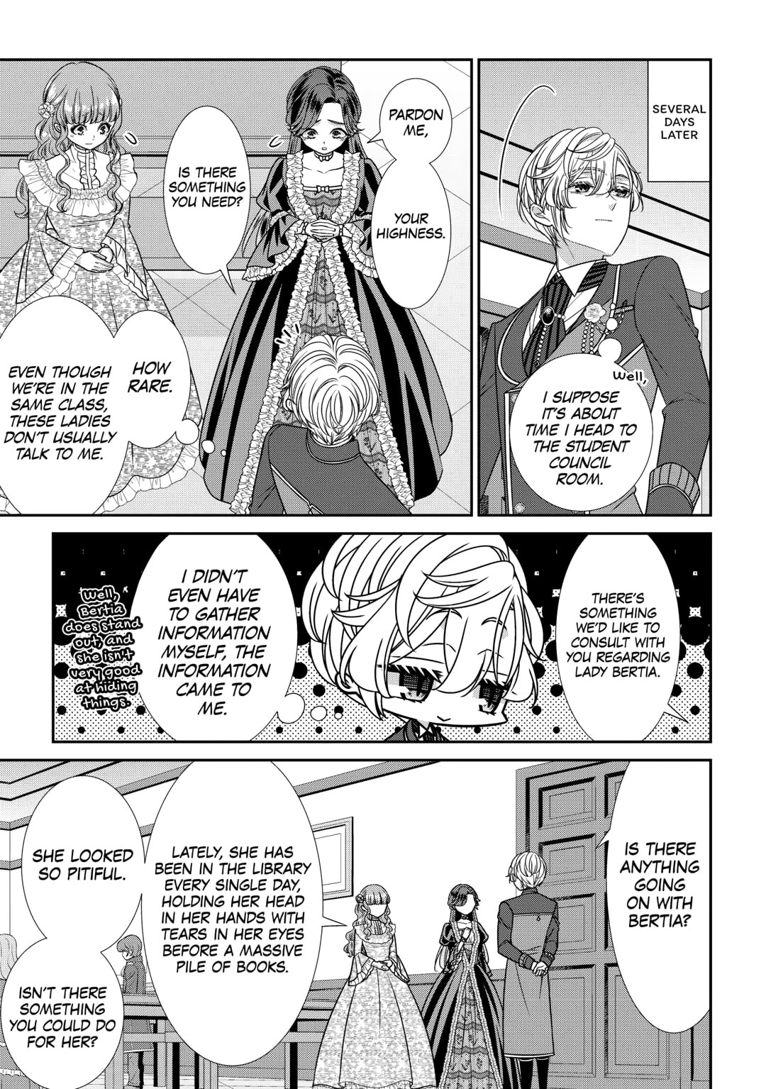 An Observation Log of My Fiancée Who Calls Herself a Villainess Chapter 33.1 page 5 - 