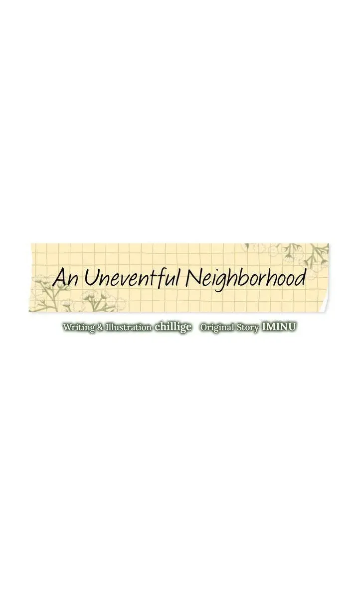 An Uneventful Neighborhood Chapter 13 page 1 - 