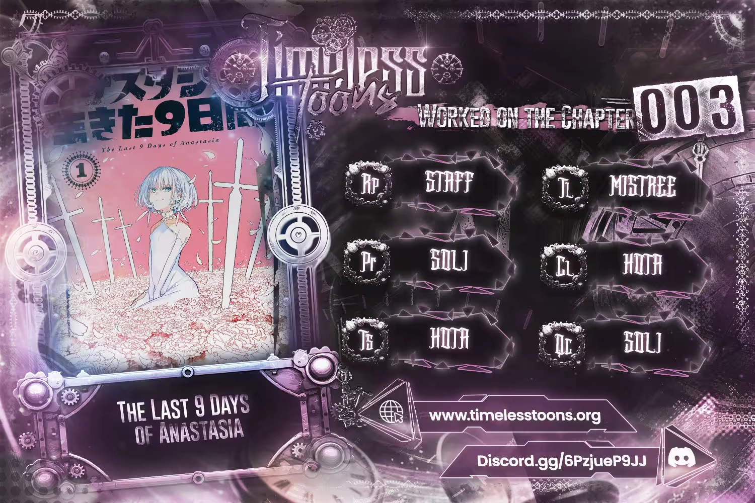 Anastasia​ no Ikita 9-kakan Chapter 3 page 1 - 