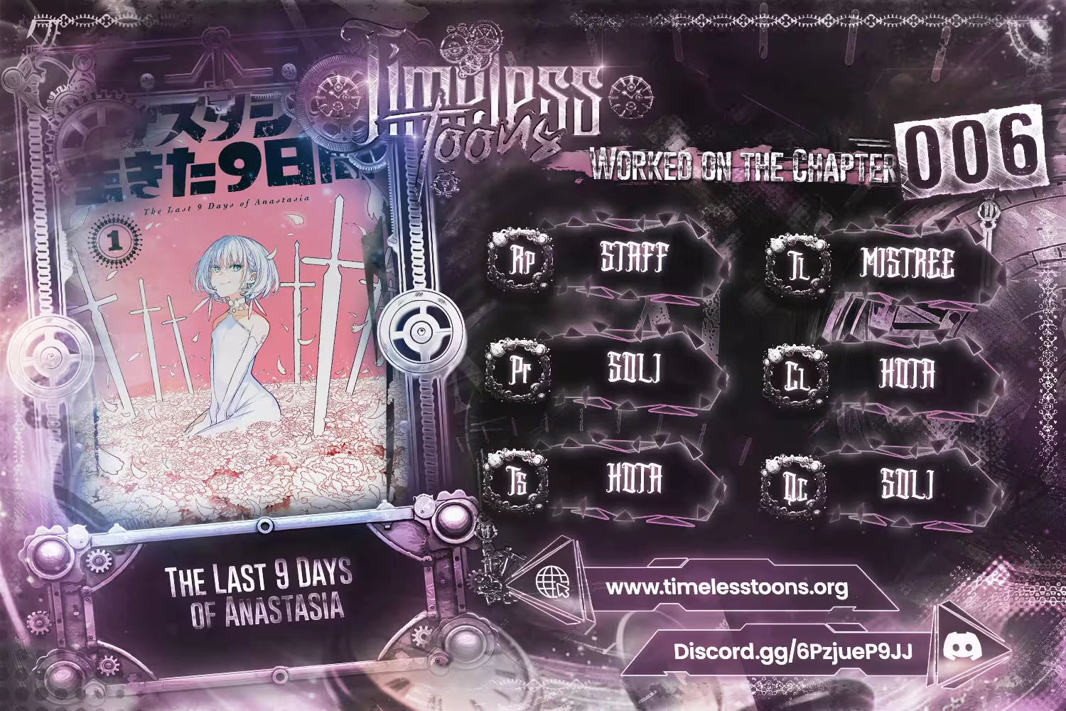 Anastasia​ no Ikita 9-kakan Chapter 6 page 1 - 