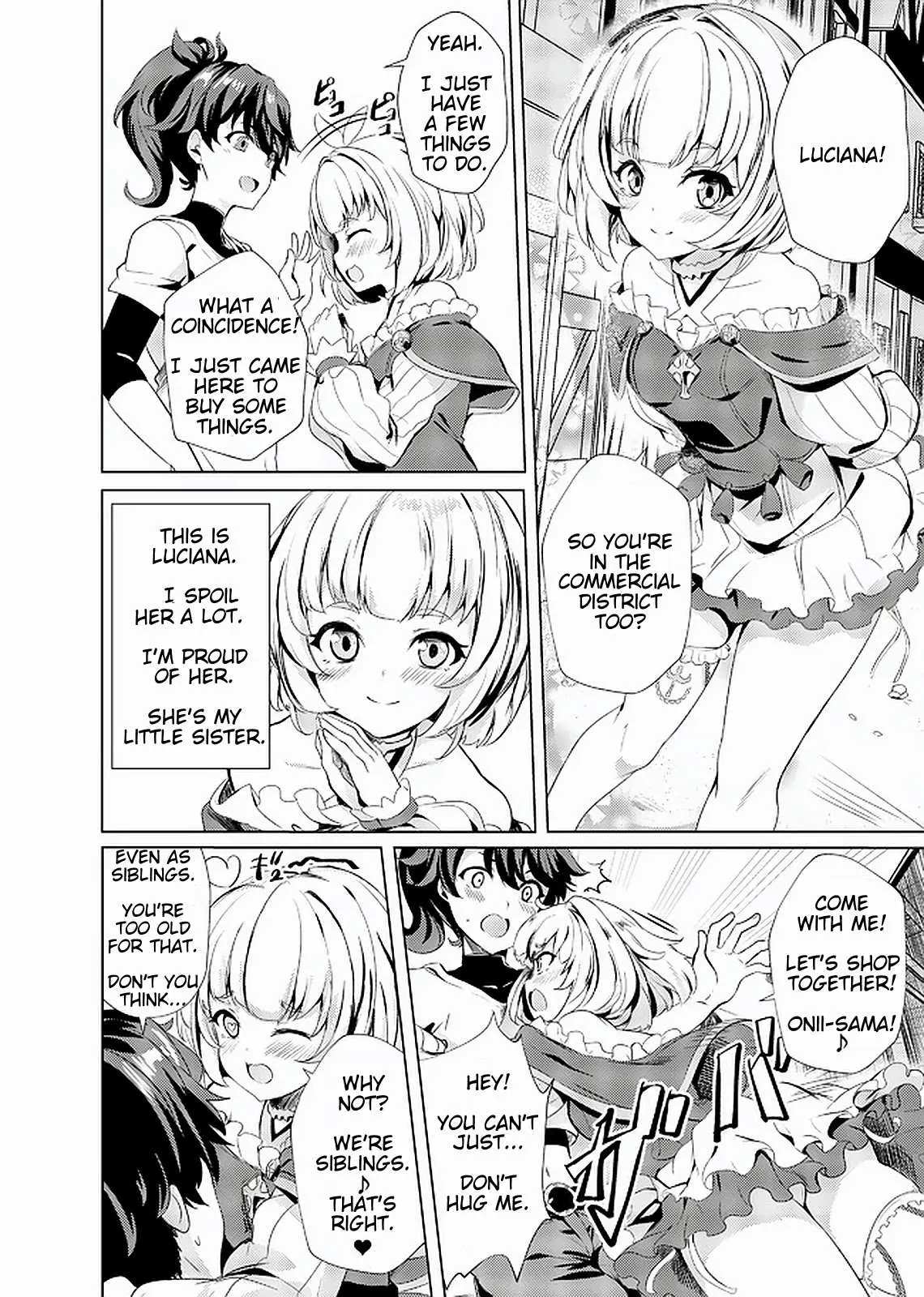 Ane ga Kensei de Imouto ga Kenja de Chapter 1 page 12 - 