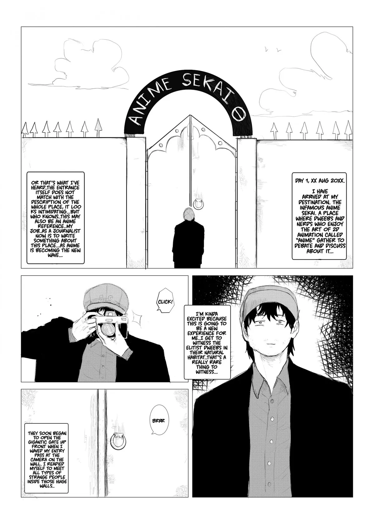 Anime Sekai Chapter 1 page 3 - 