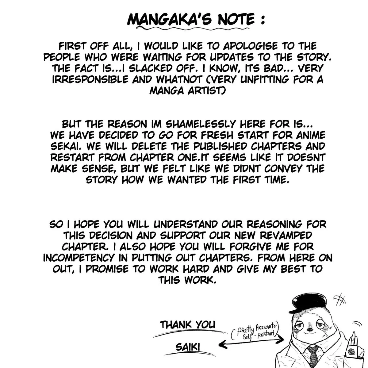 Anime Sekai Chapter 6.1 page 1 - 