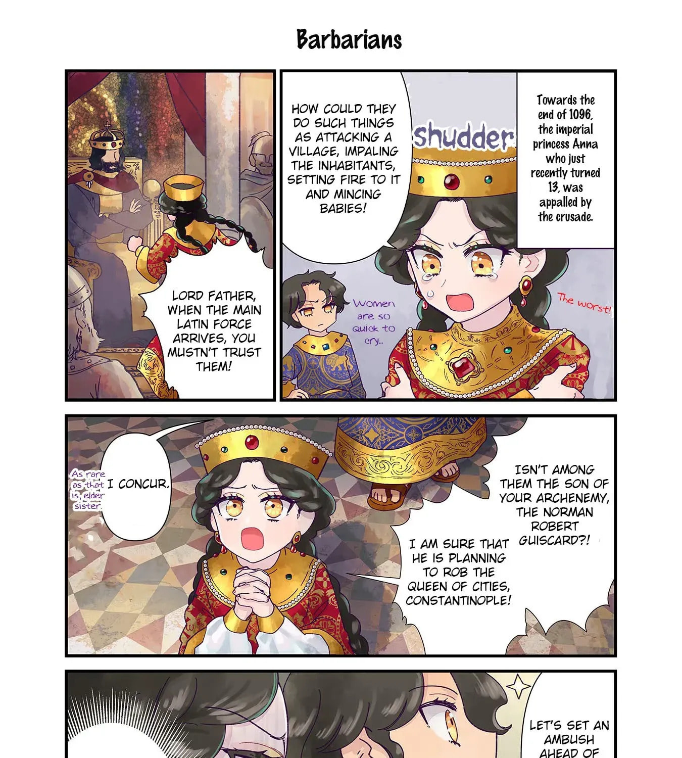 Anna Comnena Chapter 3 page 1 - 