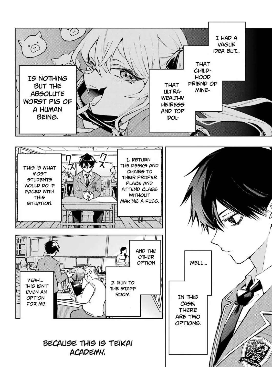 Anta to Osananajimitte dake demo Iyananoni! ~Zekkou kara Hajimaru S-kyuu Bishoujo to no Gakuen Nariagari Seikatsu~ Chapter 1 page 65 - 