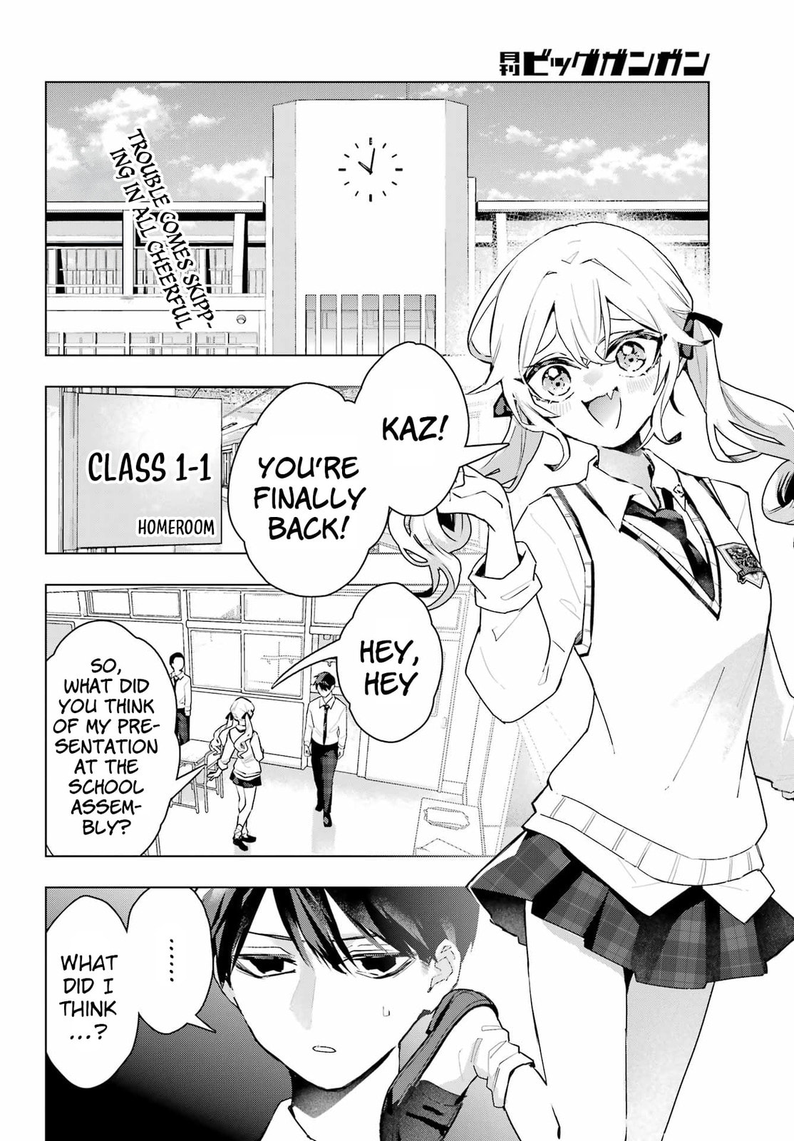 Anta to Osananajimitte dake demo Iyananoni! ~Zekkou kara Hajimaru S-kyuu Bishoujo to no Gakuen Nariagari Seikatsu~ Chapter 12 page 2 - 