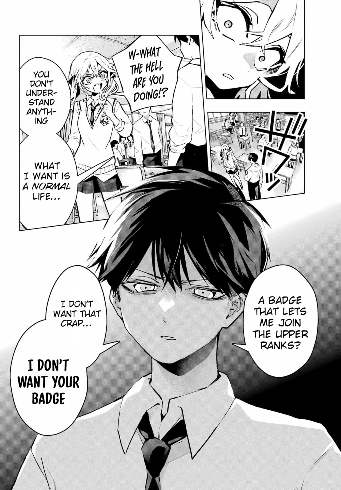 Anta to Osananajimitte dake demo Iyananoni! ~Zekkou kara Hajimaru S-kyuu Bishoujo to no Gakuen Nariagari Seikatsu~ Chapter 12 page 8 - 
