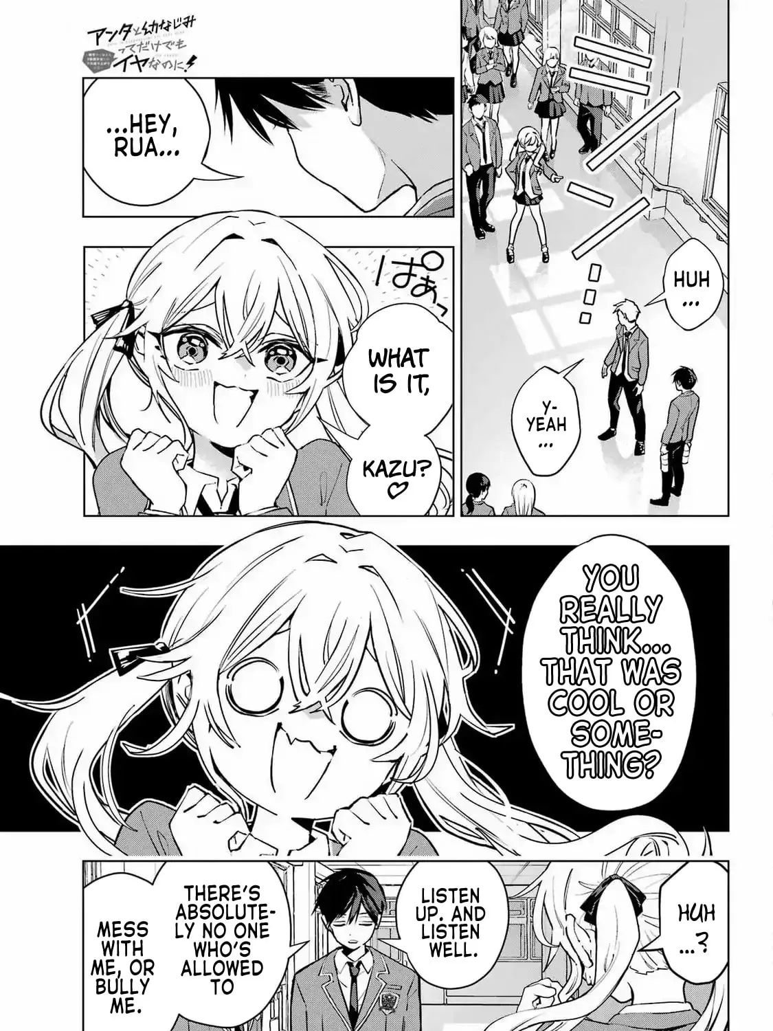 Anta to Osananajimitte dake demo Iyananoni! ~Zekkou kara Hajimaru S-kyuu Bishoujo to no Gakuen Nariagari Seikatsu~ Chapter 2 page 45 - 