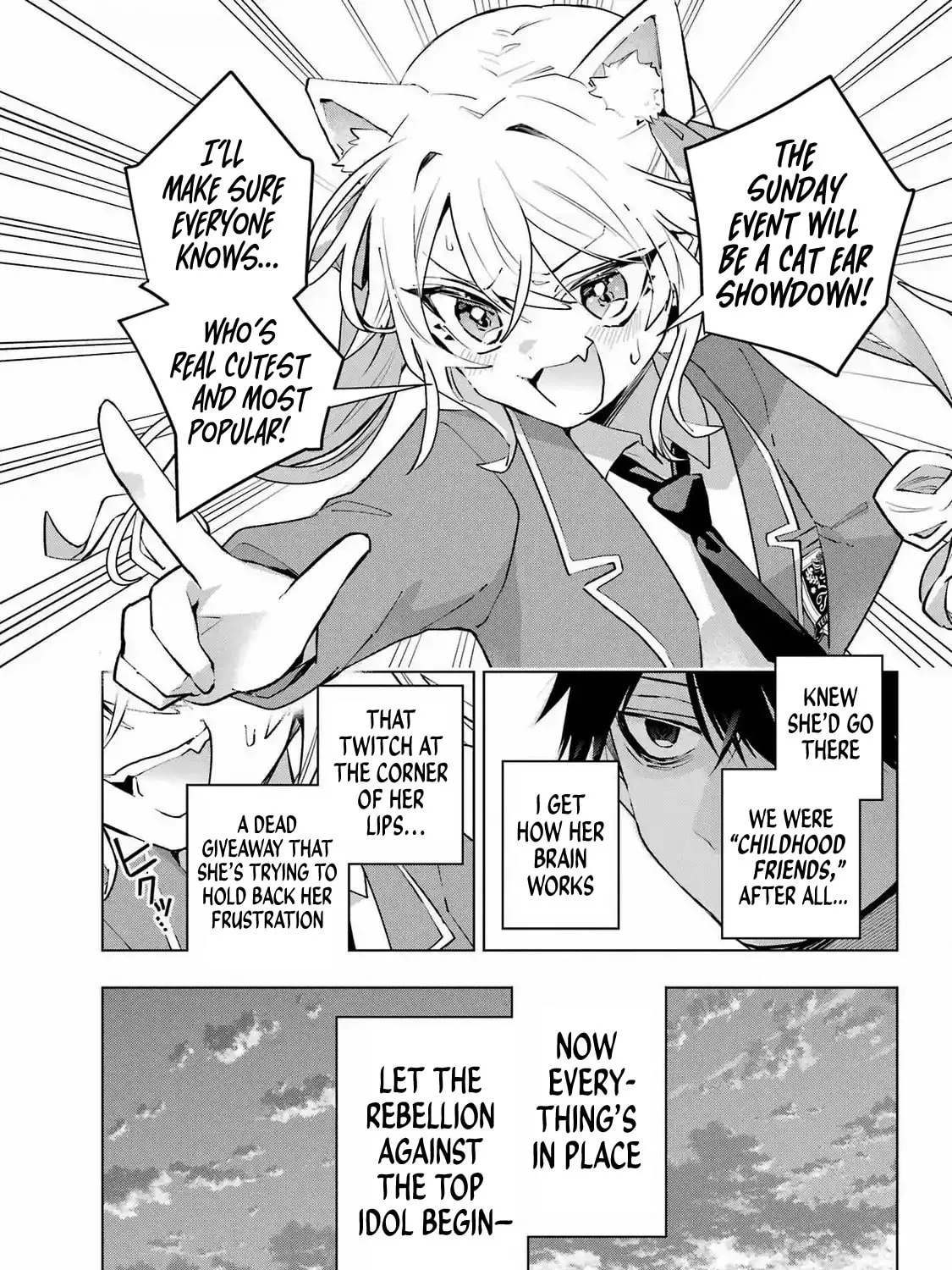 Anta to Osananajimitte dake demo Iyananoni! ~Zekkou kara Hajimaru S-kyuu Bishoujo to no Gakuen Nariagari Seikatsu~ Chapter 3 page 57 - 