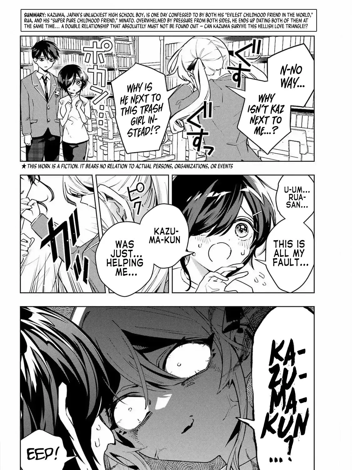 Anta to Osananajimitte dake demo Iyananoni! ~Zekkou kara Hajimaru S-kyuu Bishoujo to no Gakuen Nariagari Seikatsu~ Chapter 3 page 7 - 