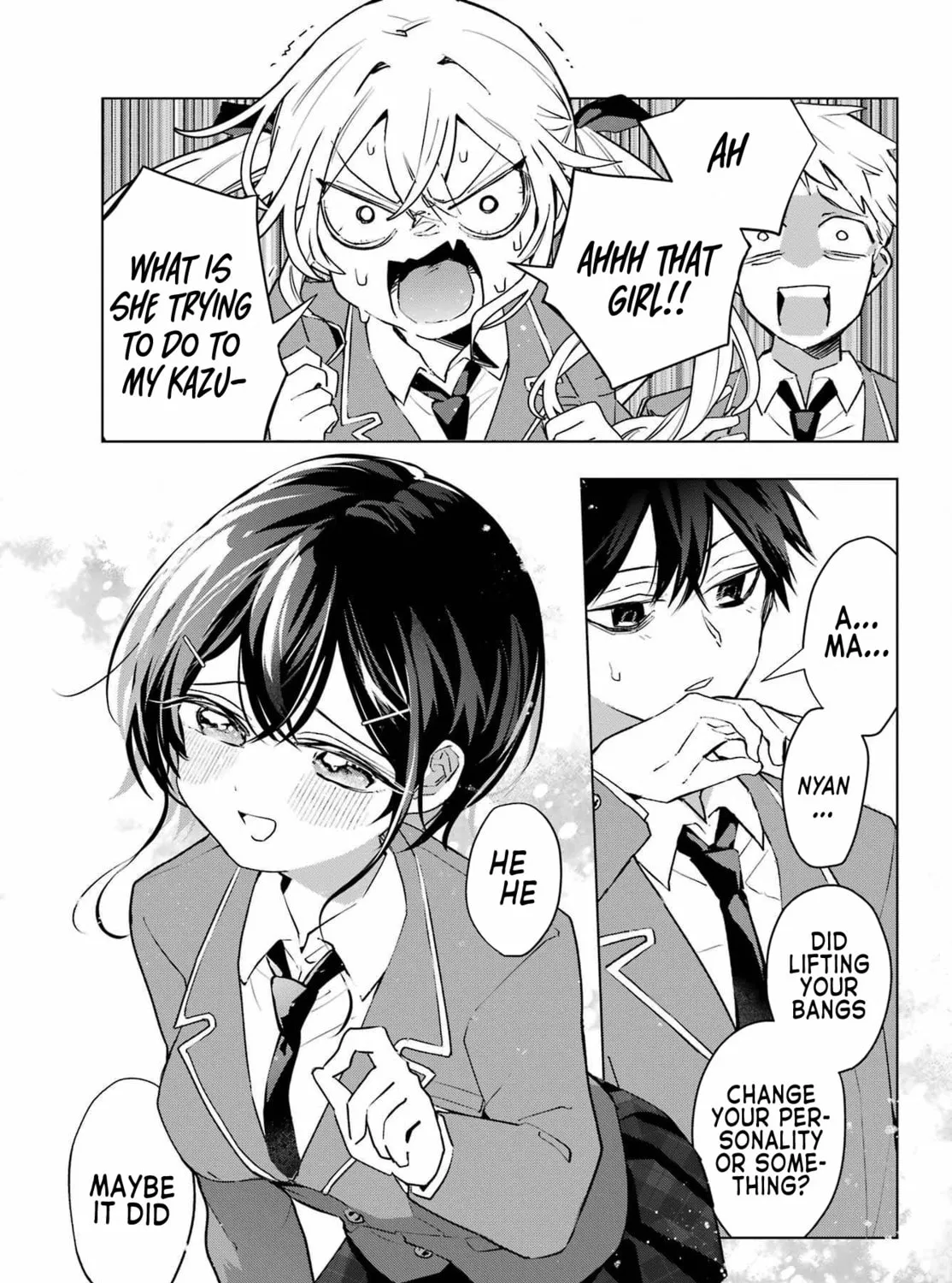 Anta to Osananajimitte dake demo Iyananoni! ~Zekkou kara Hajimaru S-kyuu Bishoujo to no Gakuen Nariagari Seikatsu~ Chapter 4 page 55 - 