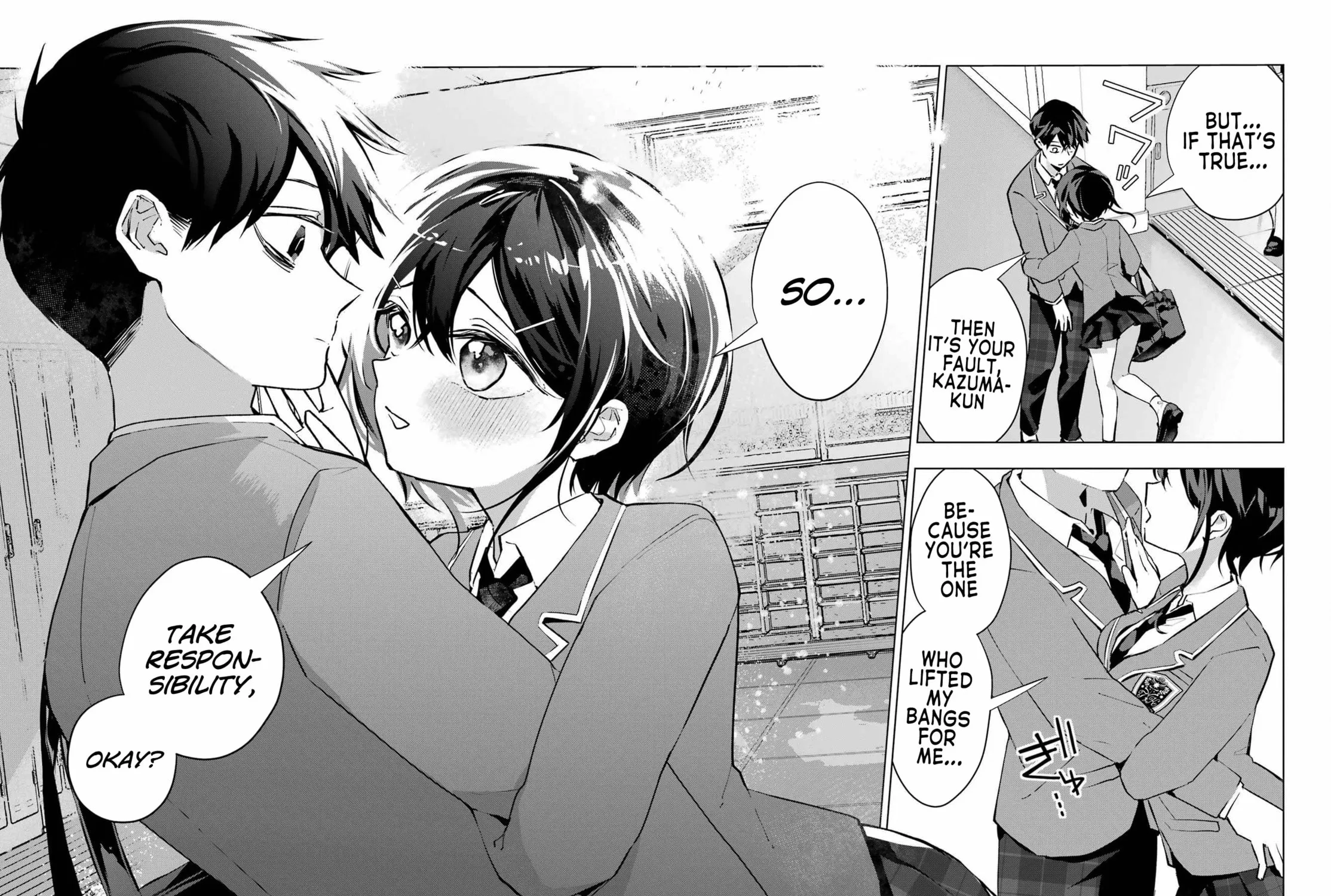 Anta to Osananajimitte dake demo Iyananoni! ~Zekkou kara Hajimaru S-kyuu Bishoujo to no Gakuen Nariagari Seikatsu~ Chapter 4 page 57 - 