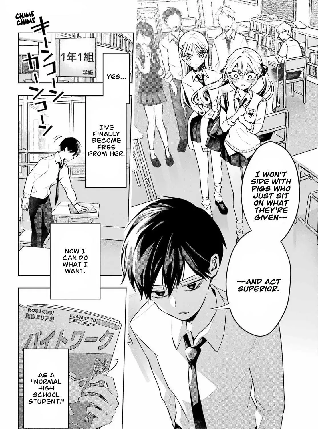 Anta to Osananajimitte dake demo Iyananoni! ~Zekkou kara Hajimaru S-kyuu Bishoujo to no Gakuen Nariagari Seikatsu~ Chapter 5 page 35 - 