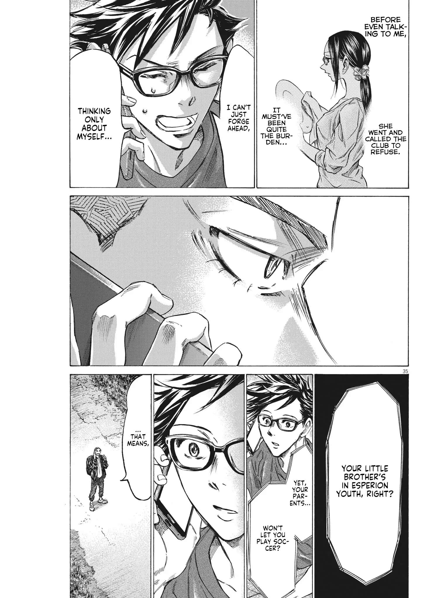 Ao Ashi Brotherfoot Chapter 7 page 36 - 