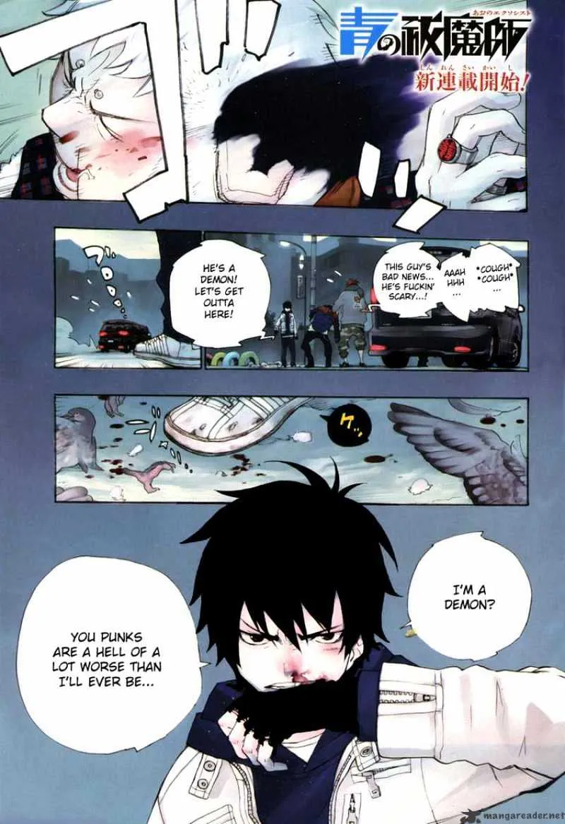 Ao No Exorcist Chapter 1 page 1 - 
