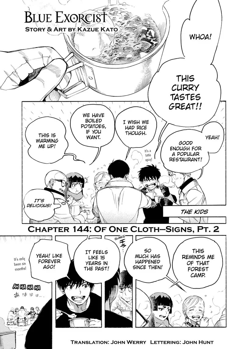 Ao No Exorcist Chapter 144 page 1 - 