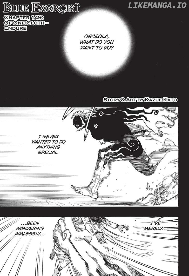 Ao No Exorcist Chapter 149 page 2 - 