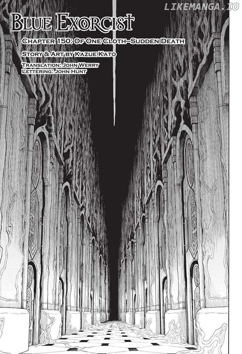 Ao No Exorcist Chapter 150 page 2 - 