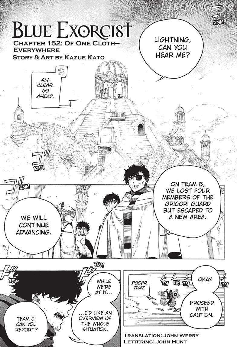 Ao No Exorcist Chapter 152 page 4 - 