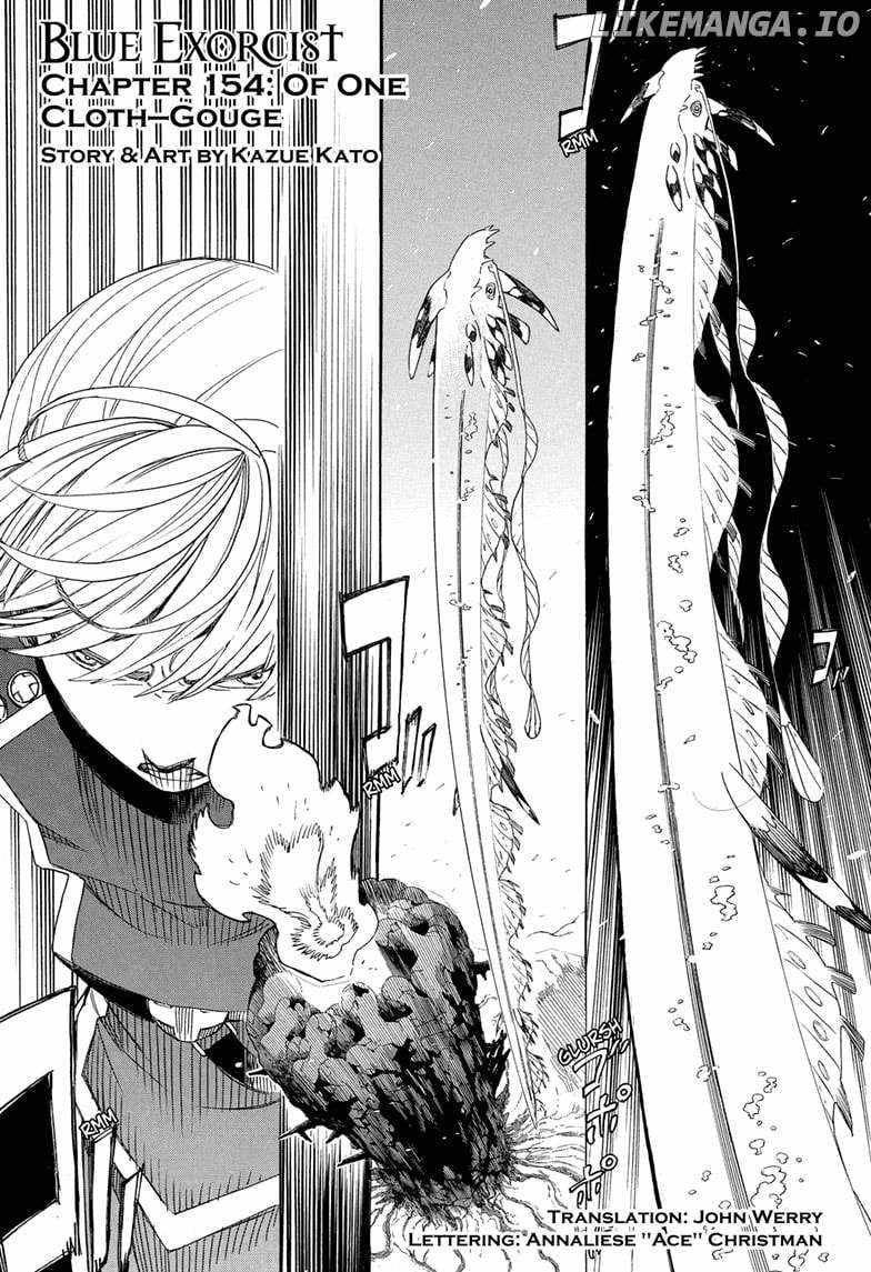 Ao No Exorcist Chapter 154 page 1 - 