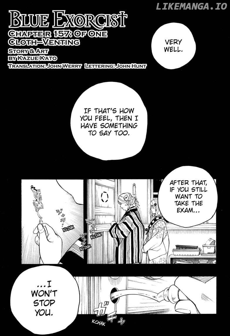 Ao No Exorcist Chapter 157 page 2 - 
