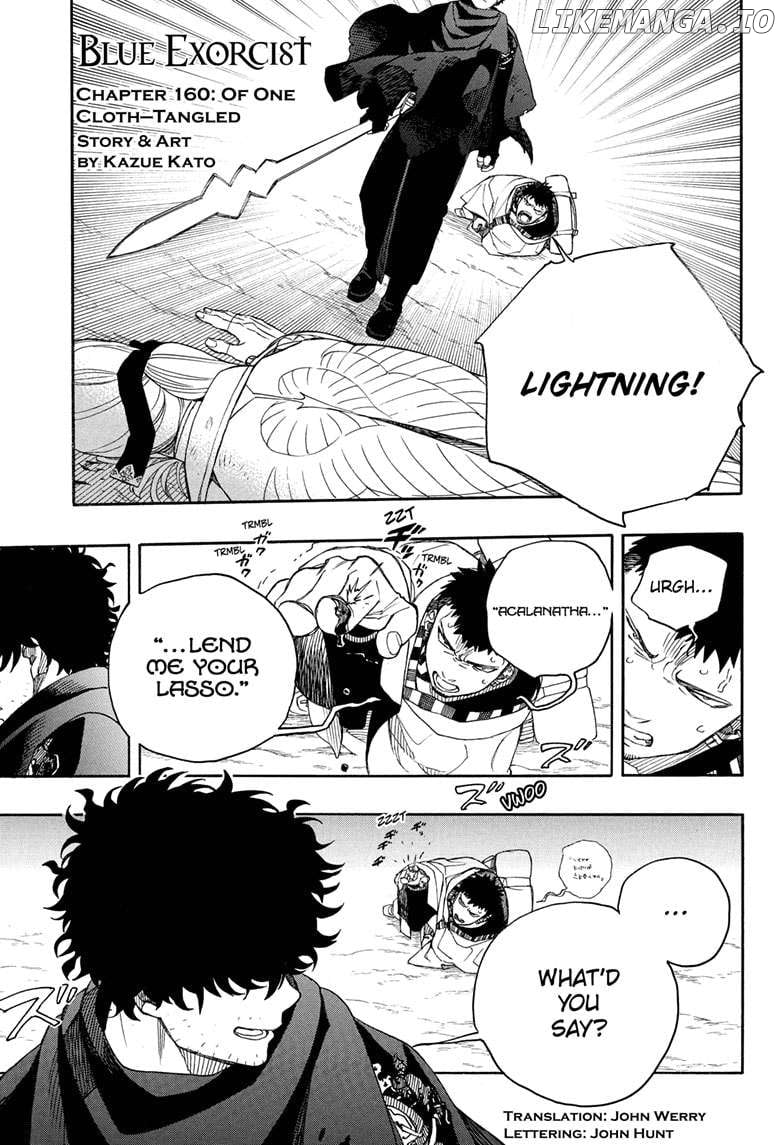 Ao No Exorcist Chapter 160 page 1 - 