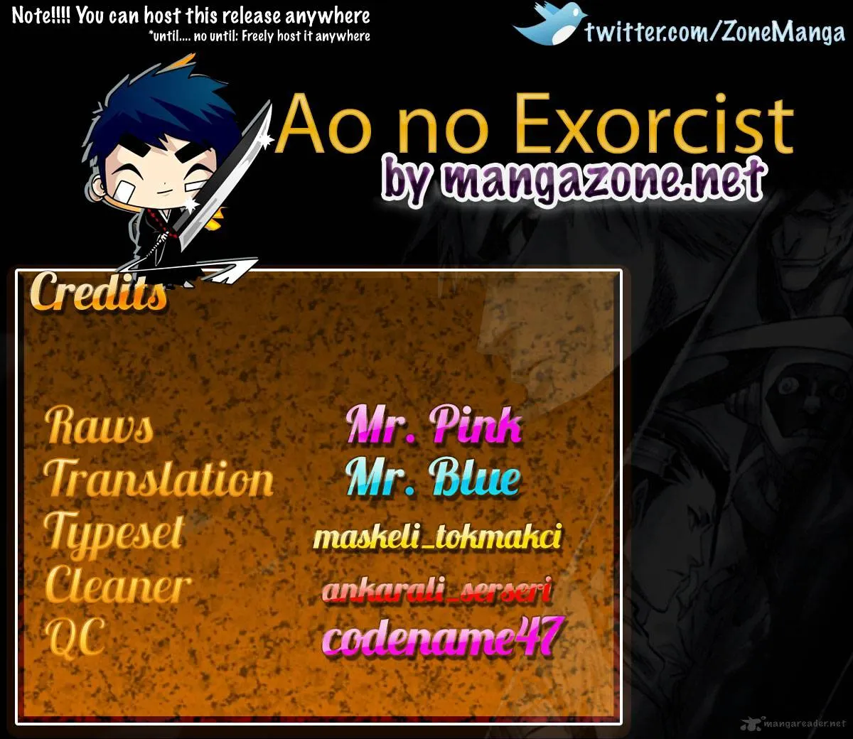 Ao No Exorcist Chapter 32 page 45 - 
