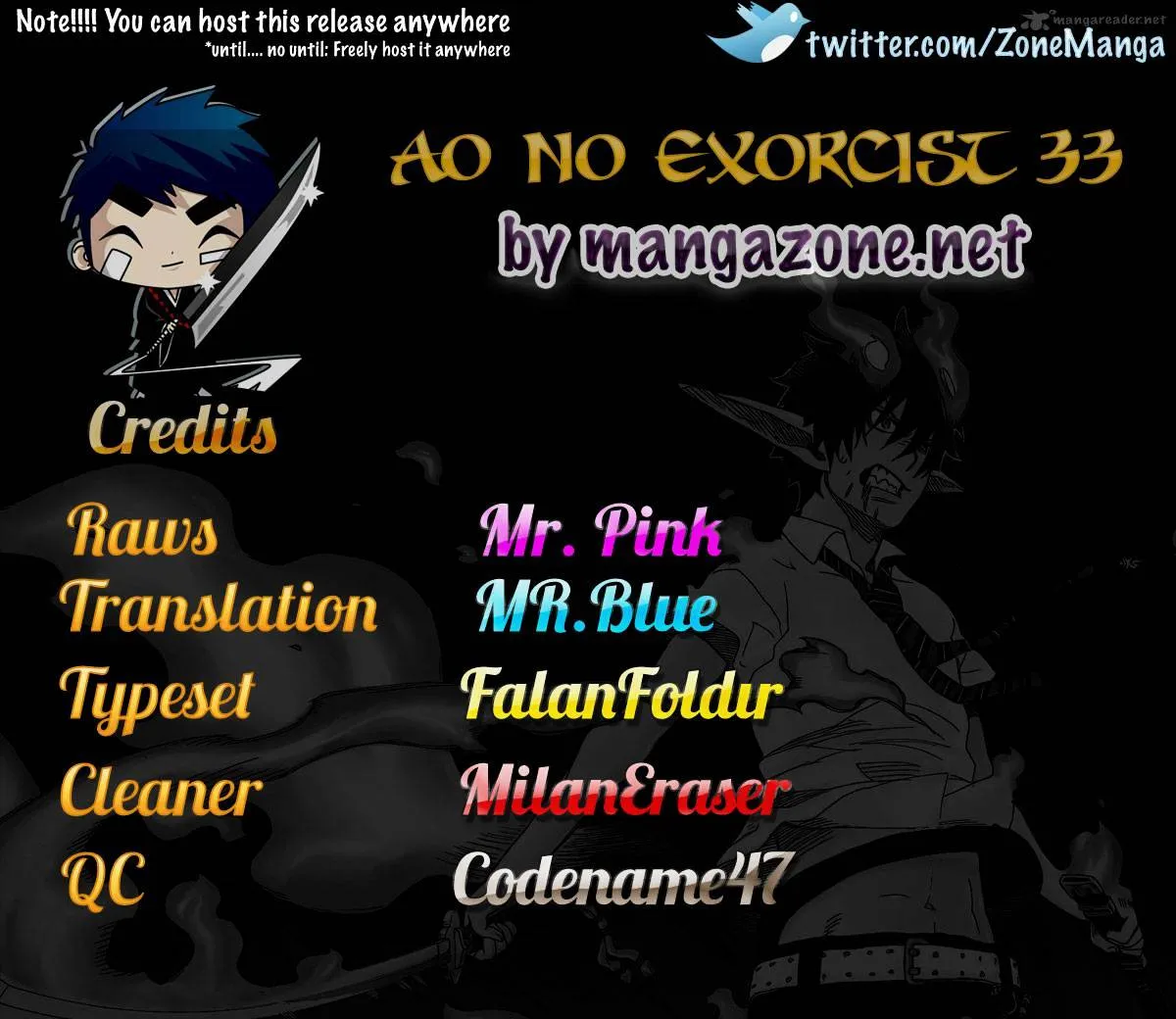 Ao No Exorcist Chapter 33 page 34 - 