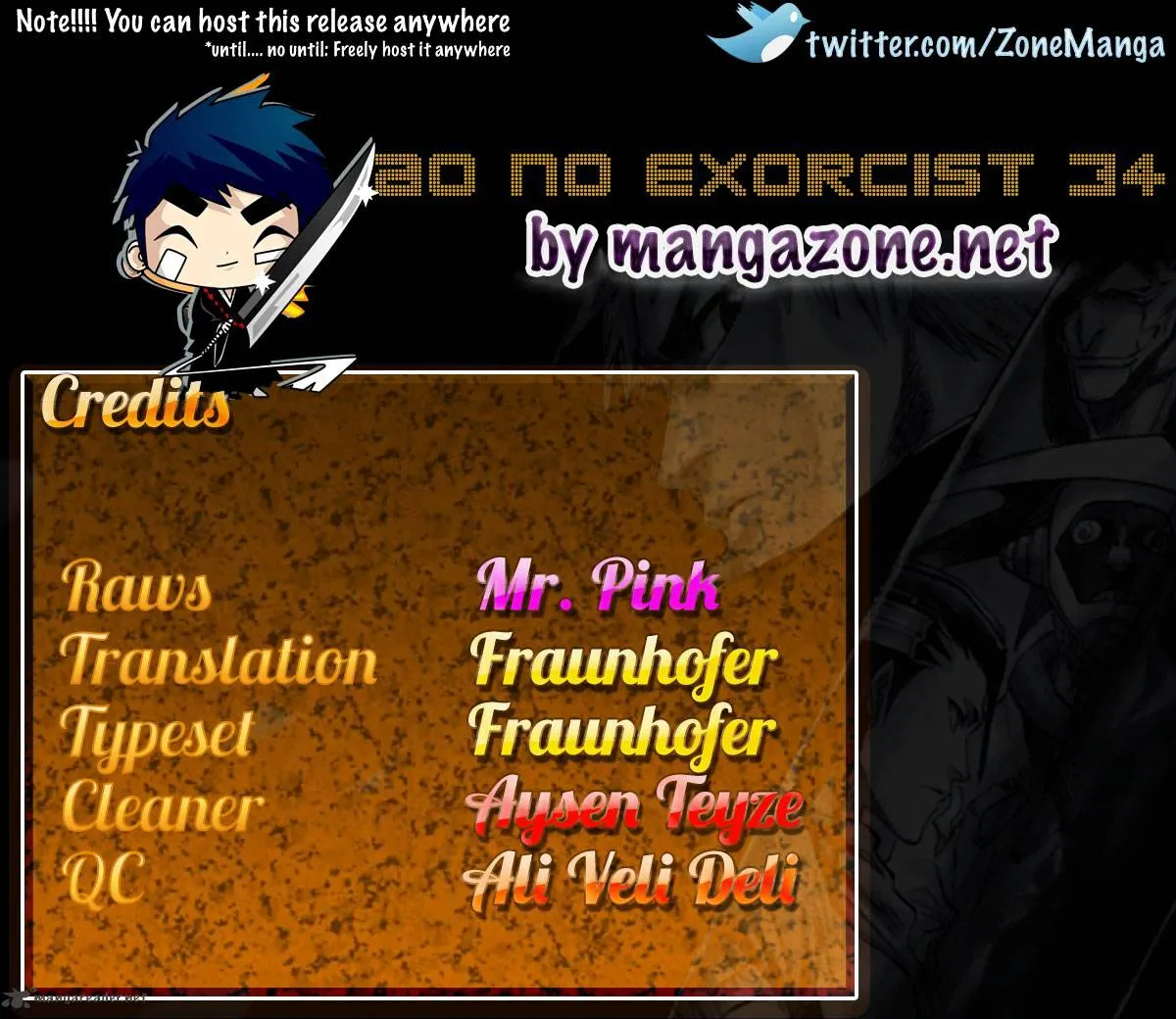 Ao No Exorcist Chapter 34 page 39 - 