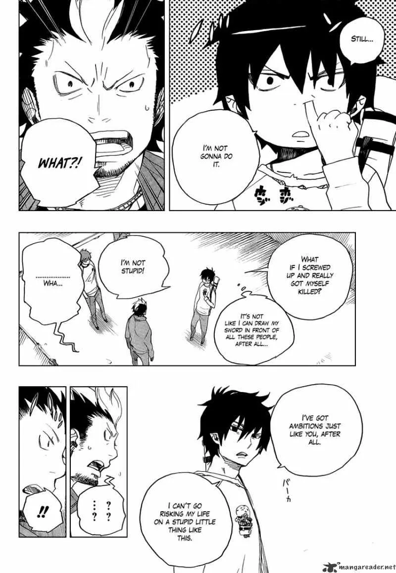 Ao No Exorcist Chapter 4 page 28 - 